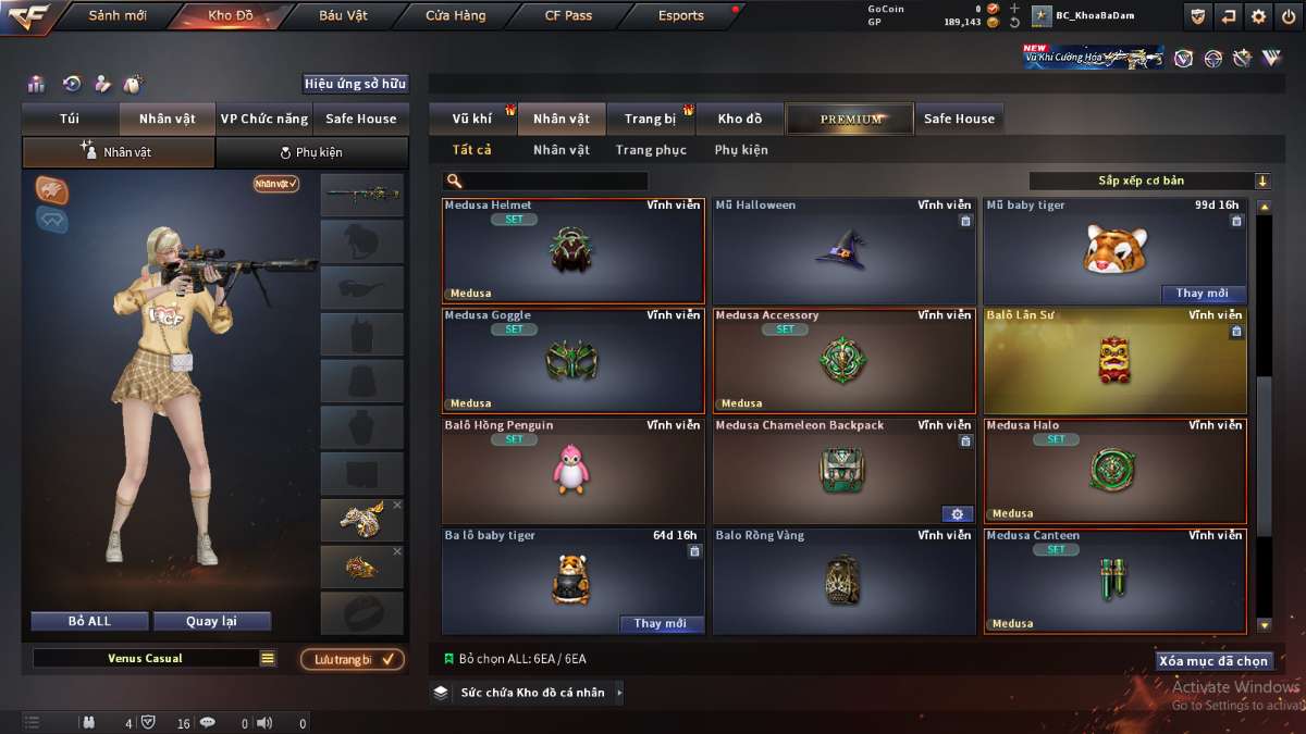 shop acc cf uy tin gia re